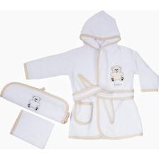 Nazbaby Bebek Bornozu Ayıcık (Üçlü)
