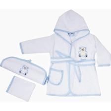 Nazbaby Bebek Bornozu Ayıcık (Üçlü)