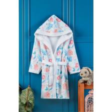 Vevien Home Mermaid Dijital Baskılı Çocuk Bornozu 9-10 Yaş