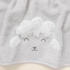 Wooly Bebek Havlusu Açık Gri 50x75
