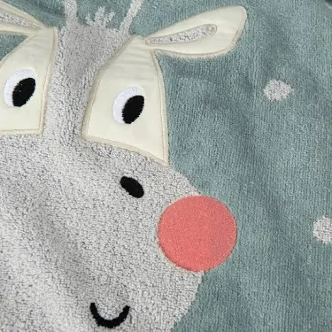 Casadora Baby Zürafa Desenli Velur Havlu - 70 x 140 cm