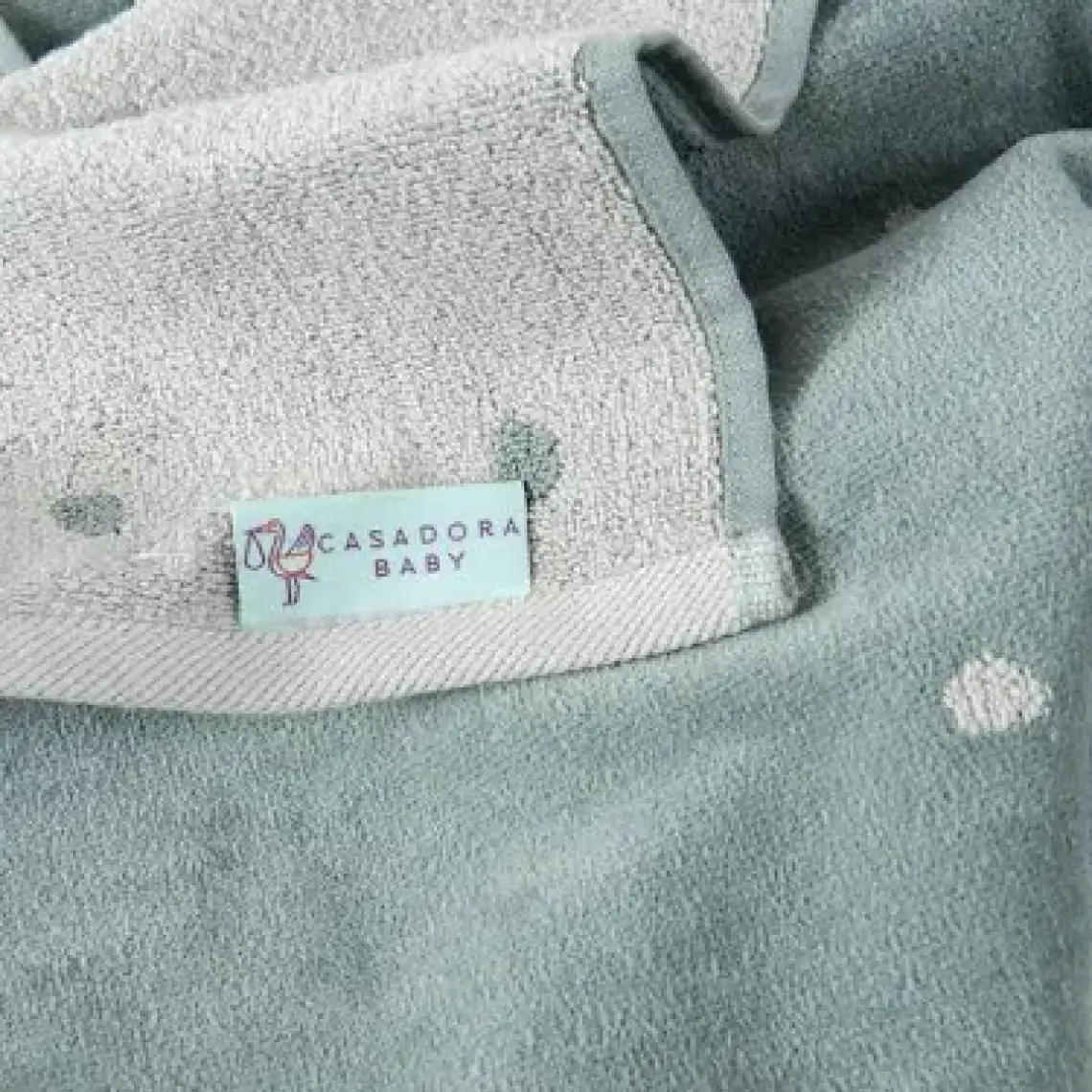 Casadora Baby Zürafa Desenli Velur Havlu - 70 x 140 cm