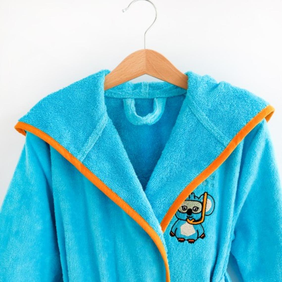 Milk&moo Kadife Çocuk Bornoz Cool  Koala  5-6 Yaş