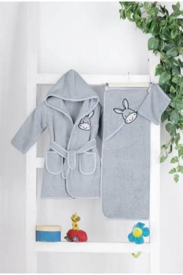 Mixi Baby Bebek Bornoz Seti