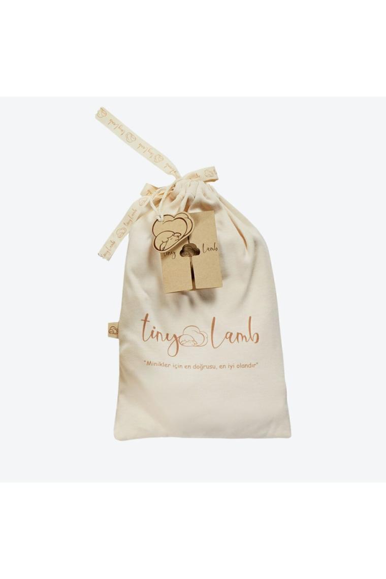 Tinylamb Garden Bambu - Pamuk Kapşonlu Müslin Panço - Çocuk Pançosu