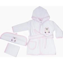 Nazbaby Bebek Bornozu Ayıcık (Üçlü)