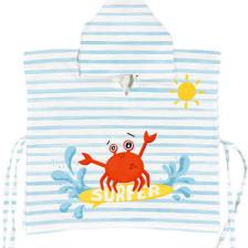 Casadora Baby Surfer Crab %100 Pamuk Bebek / Çocuk Müslin Panço