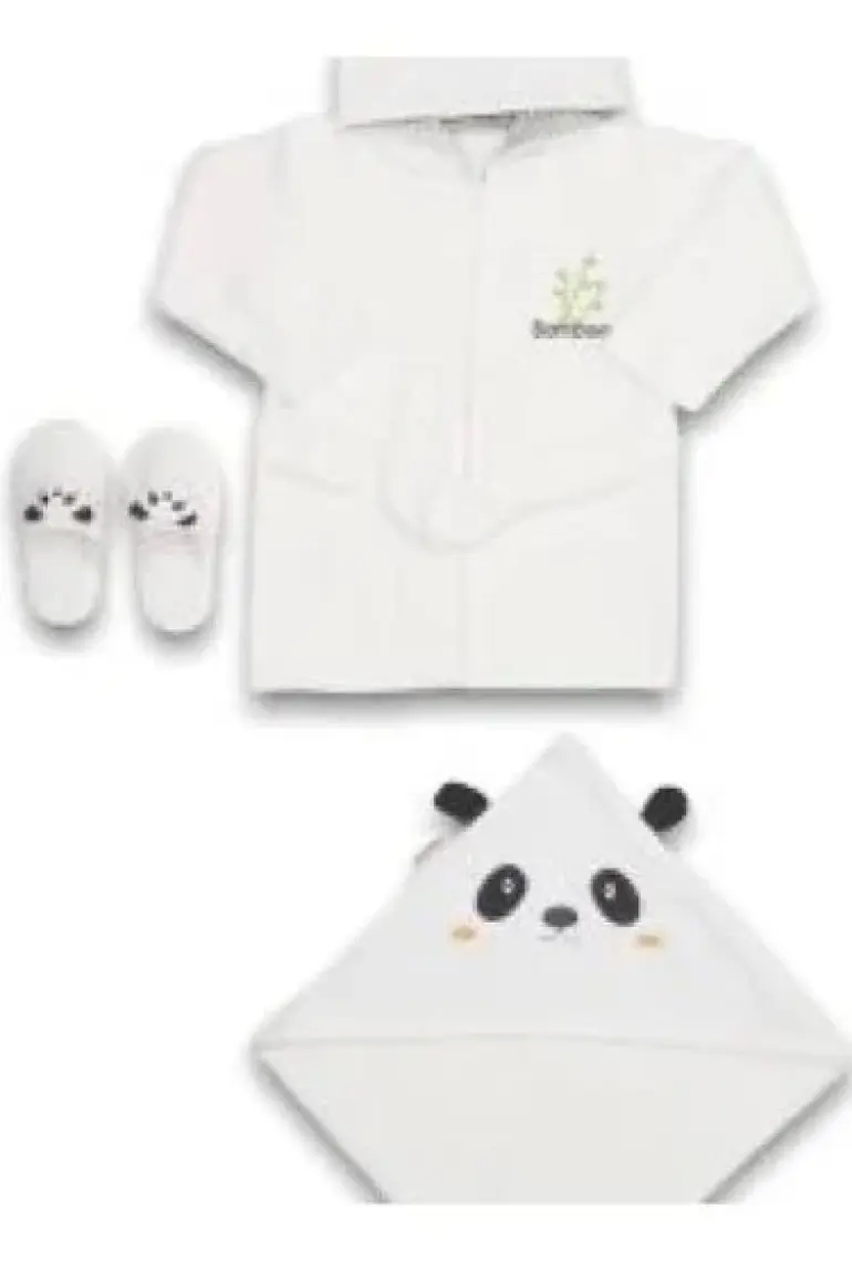 Bebitof Bebek Bornoz Seti 30037