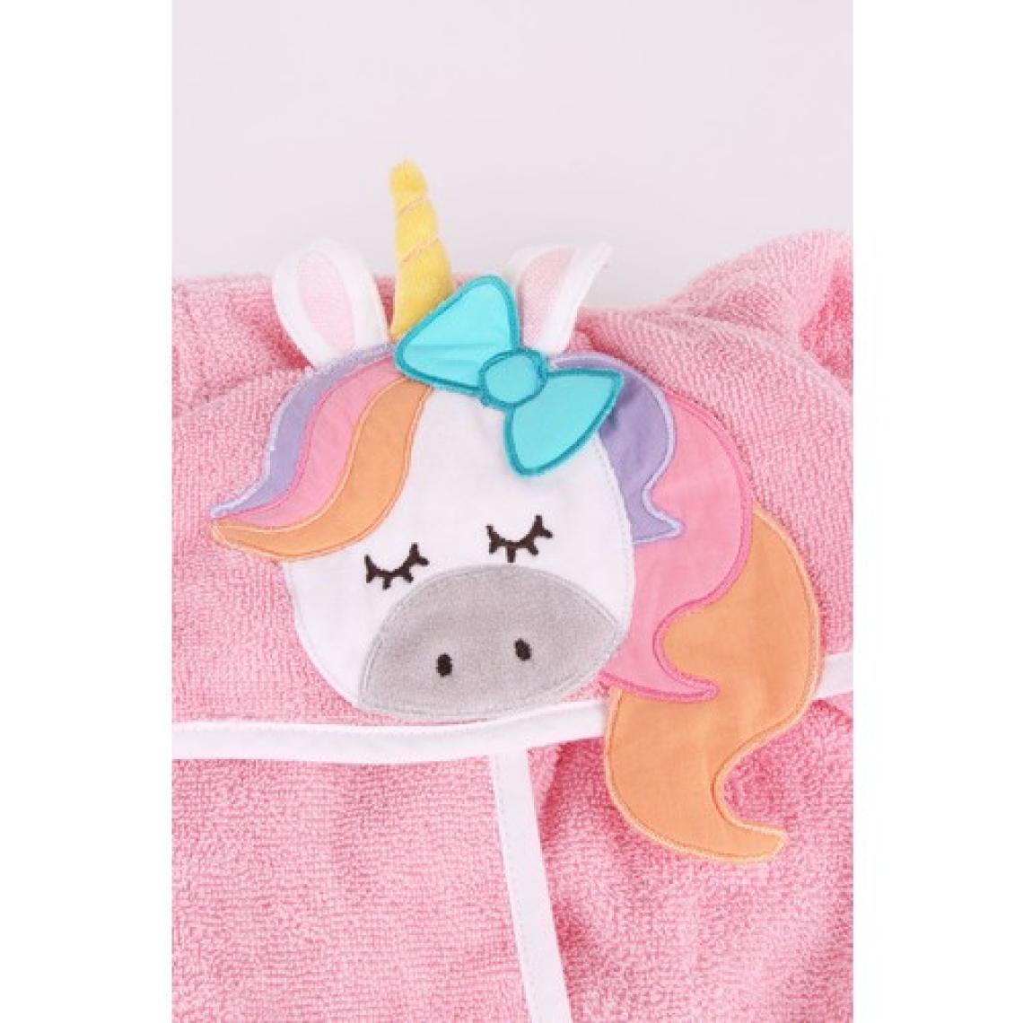 Baveno  Pamuklu Unicornlu Çocuk Bornozu