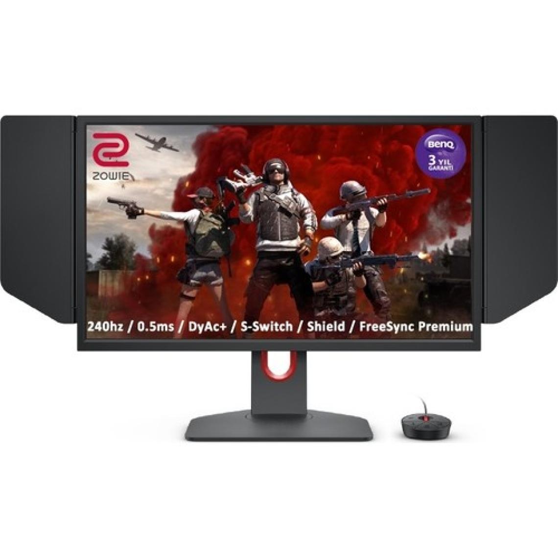 BenQ Zowie XL2546K 24.5" 0,5ms 240Hz (3xHDMI DP)TN FreeSync Premium DyAc+ S-Switch Pivot Espor Oyun Monitörü