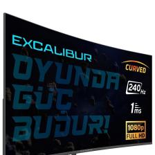 Excalibur M.E315FHD-G 31.5" 240HZ 1MS 300NIT (HDMI+Display) Curved Freesync + G-Sync FHD LED Monitör