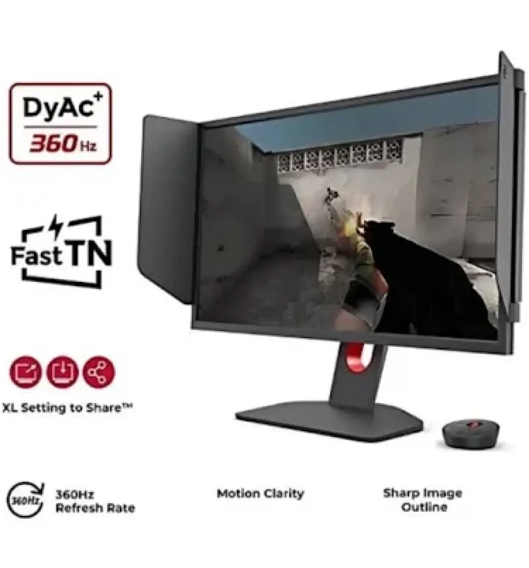 BenQ Zowie XL2566K 24.5" 0,5ms 360Hz FHD 2xHDMI TN FreeSync Premium DyAc+ S-Switch Pivot Espor Oyun Monitörü