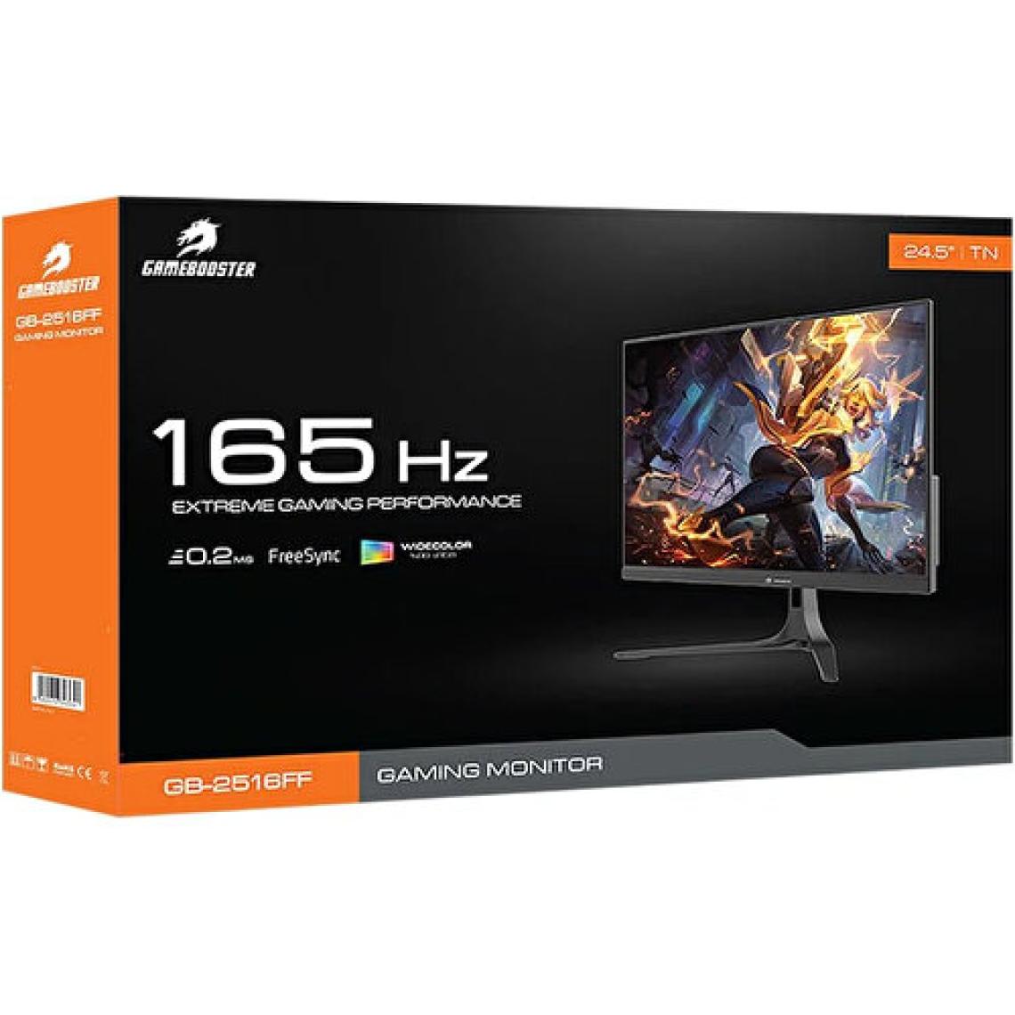 Gamebooster GB-2516FF 24.5" 165hz 0.2ms Advanced Tn Panel Fhd Freesync, G-Sync 1xhdmı 1xdp Gaming Monitör