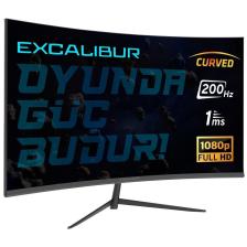 Excalibur M.E238FHD-G 23.8" 200HZ 1MS 300NIT (HDMI+Display) Curved Freesync + G-Sync FHD LED Monitör