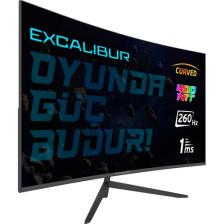 Casper Excalibur M.E315FHD-G 31.5" 260HZ 1MS 400NIT (HDMI+Display) Curved Freesync + G-Sync FHD Monitör