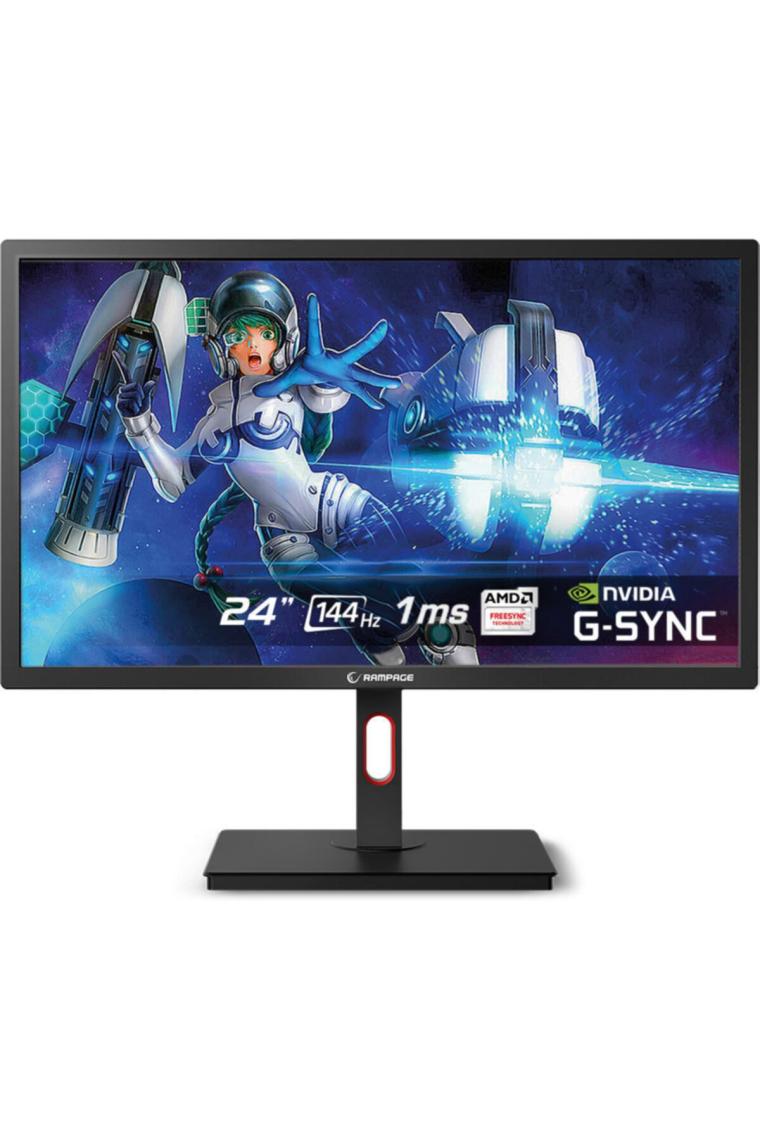 Rm-244 Flash 24" FHD 1ms 144hz G-sync Freesync Hdmı Dp Led Siyah Monitör (Rampage Türkiye Garantili)