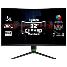 Monster Aryond A32 V1.2 31.5" 1 ms QHD G-Sync FreeSync Curved Oyuncu Monitörü