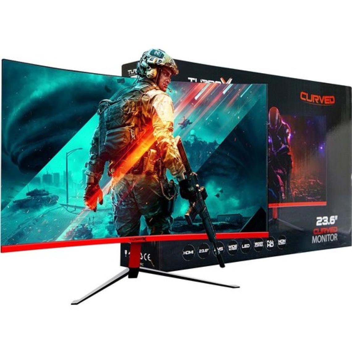 Turbox Trustier S MT-L236CFHD 75Hz 2ms VGA HDMI 1920X1080 23.6 R1800 Curved Frameless Monitör