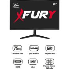 Fury 19" Geniş Ekran 75 Hz 5ms (Vga,hdmı) LED Monitör