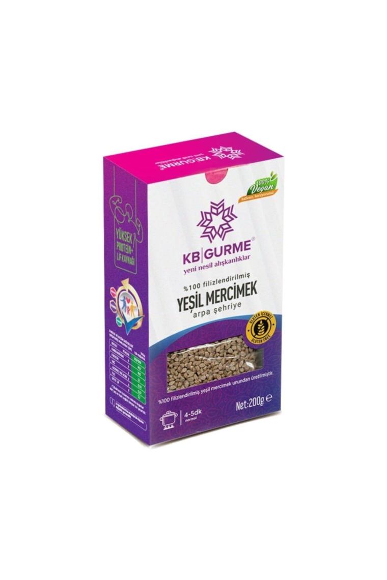 Glutensiz & Vegan Filizlend. Yeşil Mercimek Arpa Şehriye 200 Gr