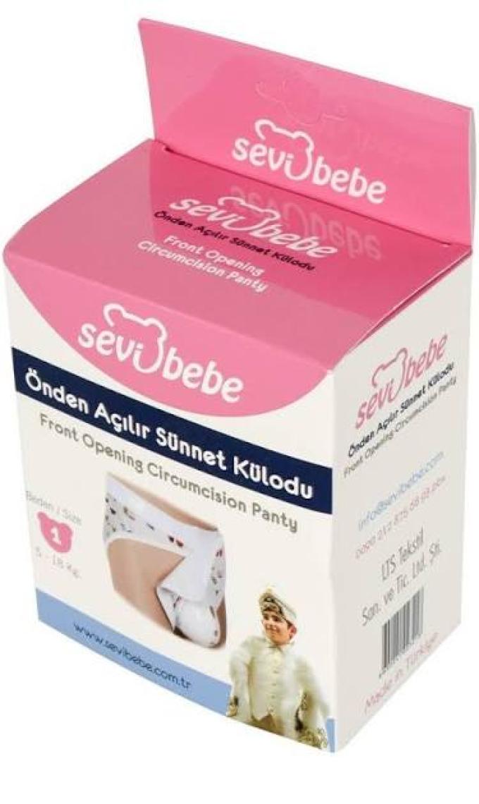 Sevi Bebe Önden Açılır Sünnet Külodu