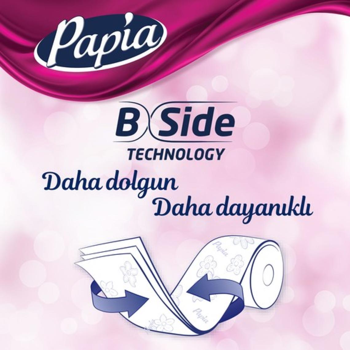 Papia Parfümlü Egzotik Tuvalet Kağıdı 48 Rulo (16 Rulo x 3 Paket)