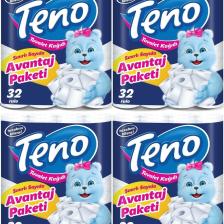 Ultra Tuvalet Kağıdı Çift Katlı 128 Li Set (4pk*32) (avantaj Pk Serisi)