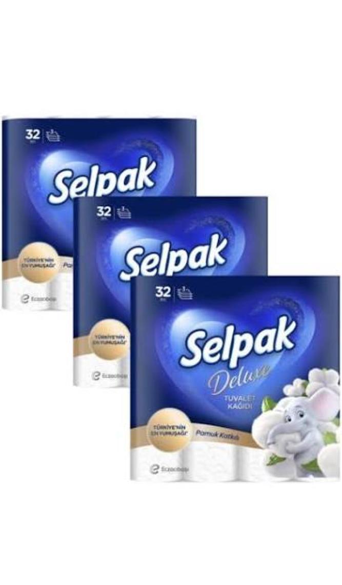 Selpak Deluxe Tuvalet Kağıdı 32 Rulo