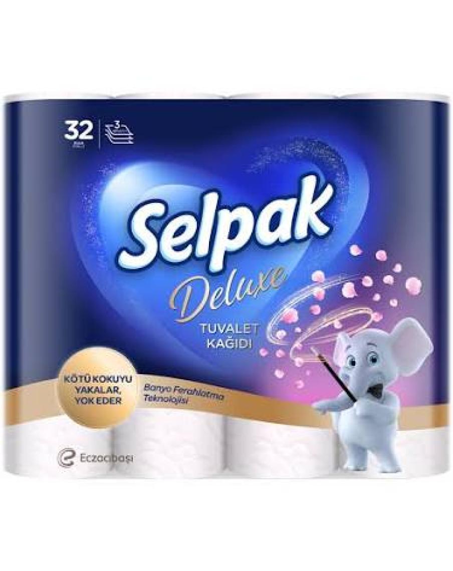 Selpak Deluxe Tuvalet Kağıdı 32 Rulo