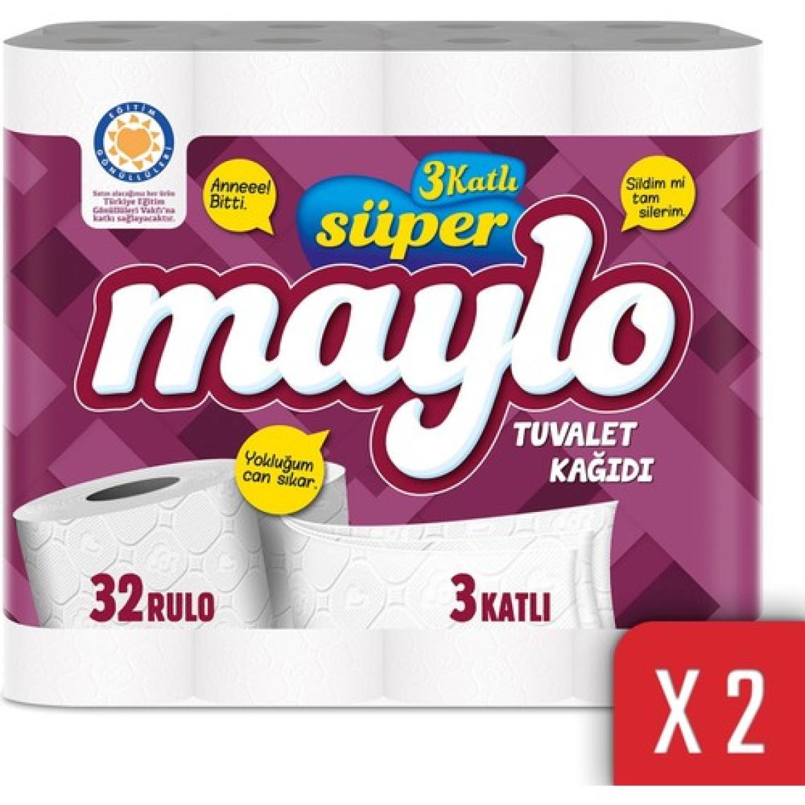 Maylo 3 Katlı 64'lü Tuvalet Kağıdı
