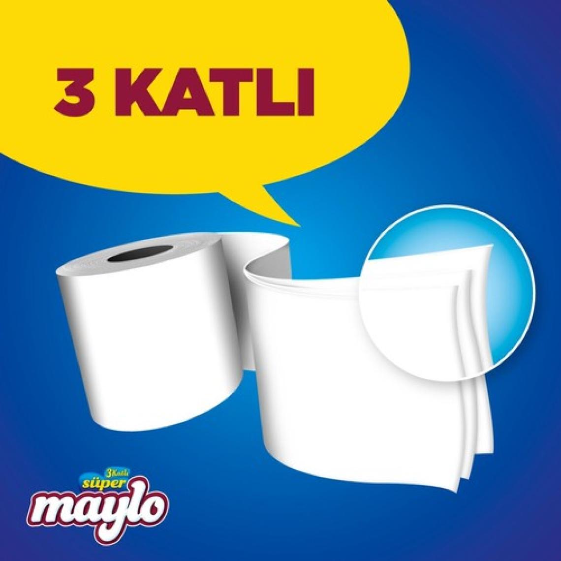 Maylo 3 Katlı 64'lü Tuvalet Kağıdı