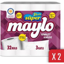 Maylo 3 Katlı 64'lü Tuvalet Kağıdı