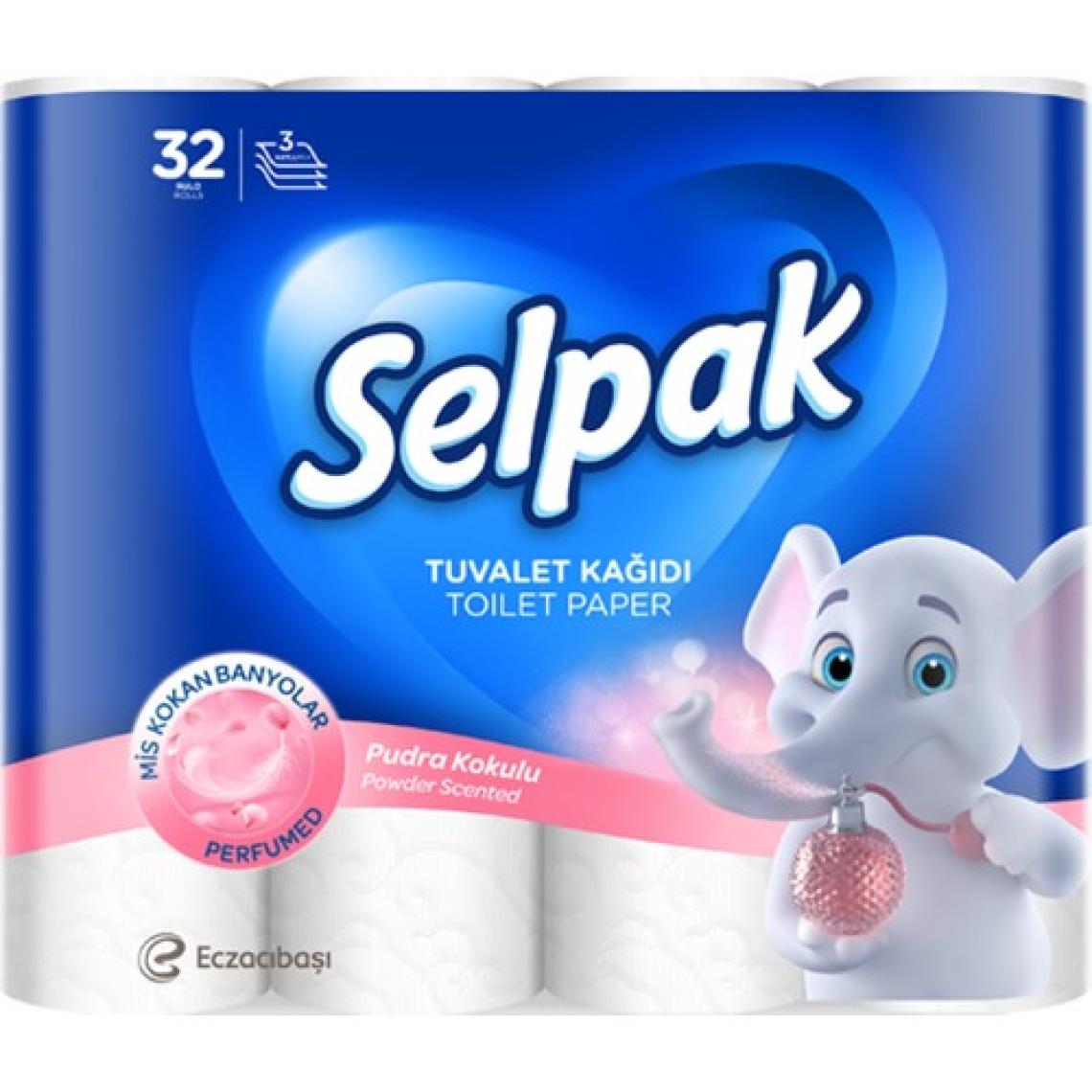 Selpak Tuvalet Kağıdı 32'li Pudra Kokulu