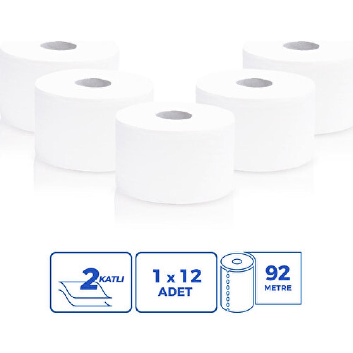 Focus Optımum Mını Jumbo Tuvalet Kağıdı 12X92 m