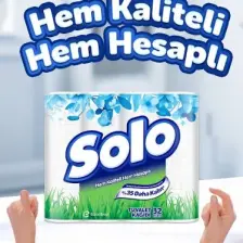 Solo Tuvalet Kağıdı 96 Rulo (32x3 Rulo)