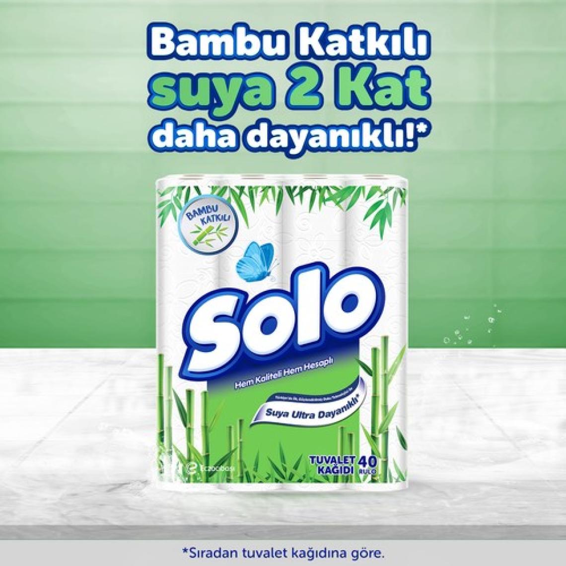 Solo Bambu Katkılı 40'lı Tuvalet Kağıdı
