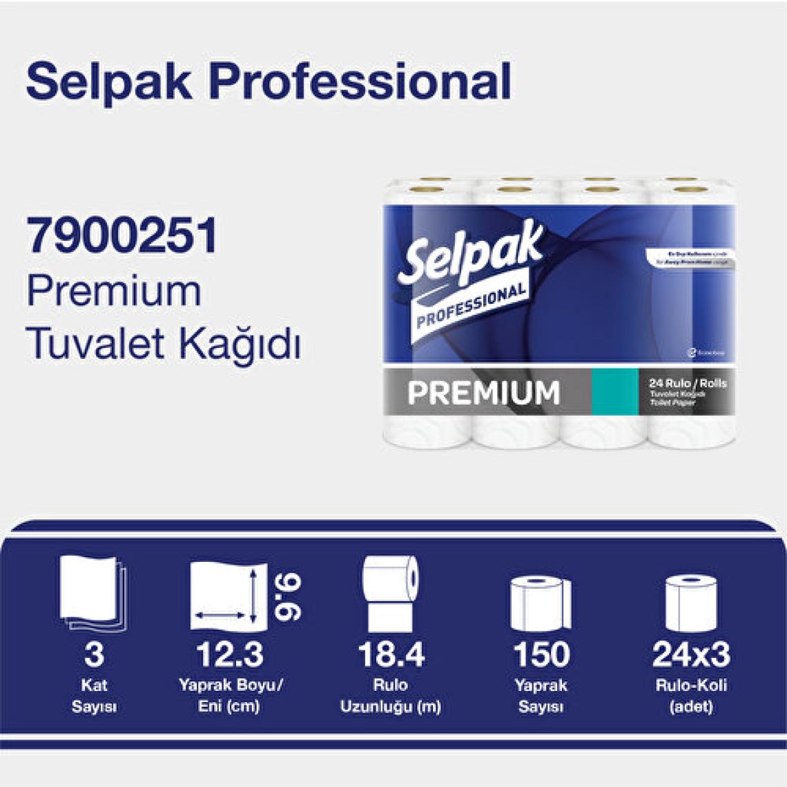 Selpak Professional Premium 24'lü Tuvalet Kağıdı