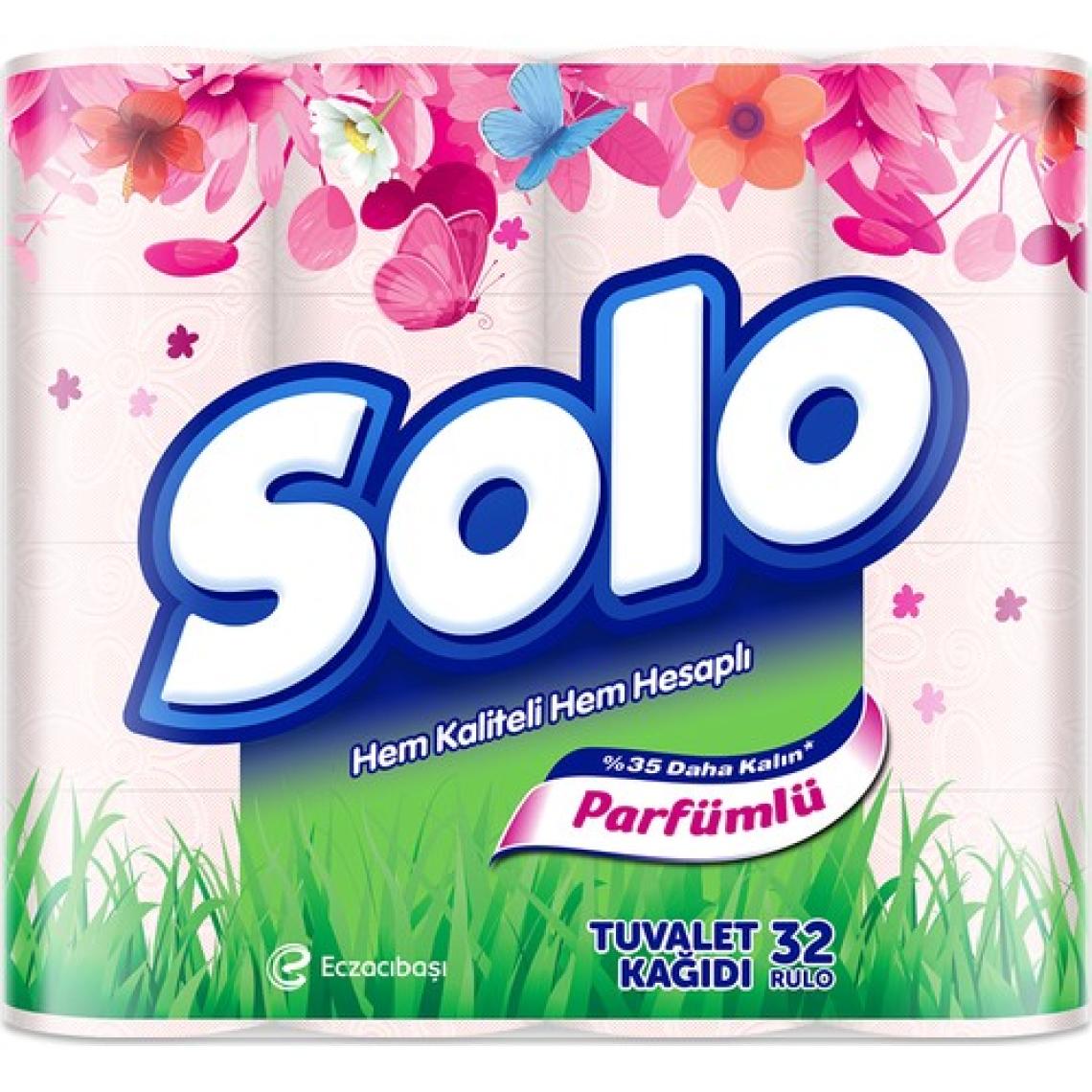 Solo 3 Katlı Büyülü Düşler Kokulu Tuvalet Kağıdı 32'Li Ekonomik Aile Paketi – Yumuşak Ve Dayanıklı