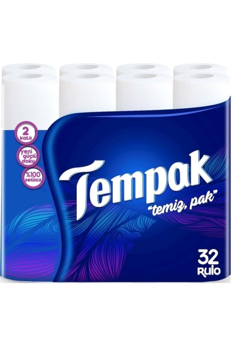 Tempak 2 Katlı 32'li Tuvalet Kağıdı