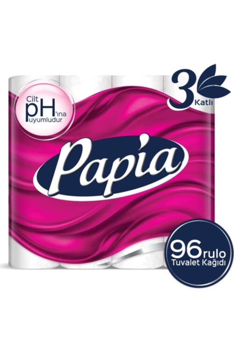 Papia 3 Katlı 96'lı Tuvalet Kağıdı