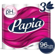 Papia 3 Katlı 96'lı Tuvalet Kağıdı