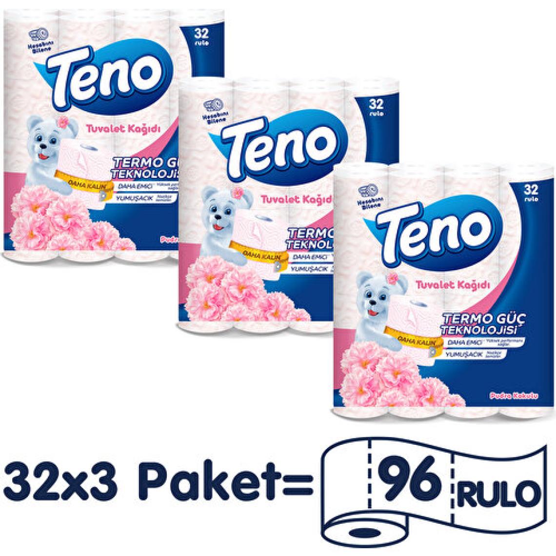 Teno Pudra Kokulu 96'lı Tuvalet Kağıdı