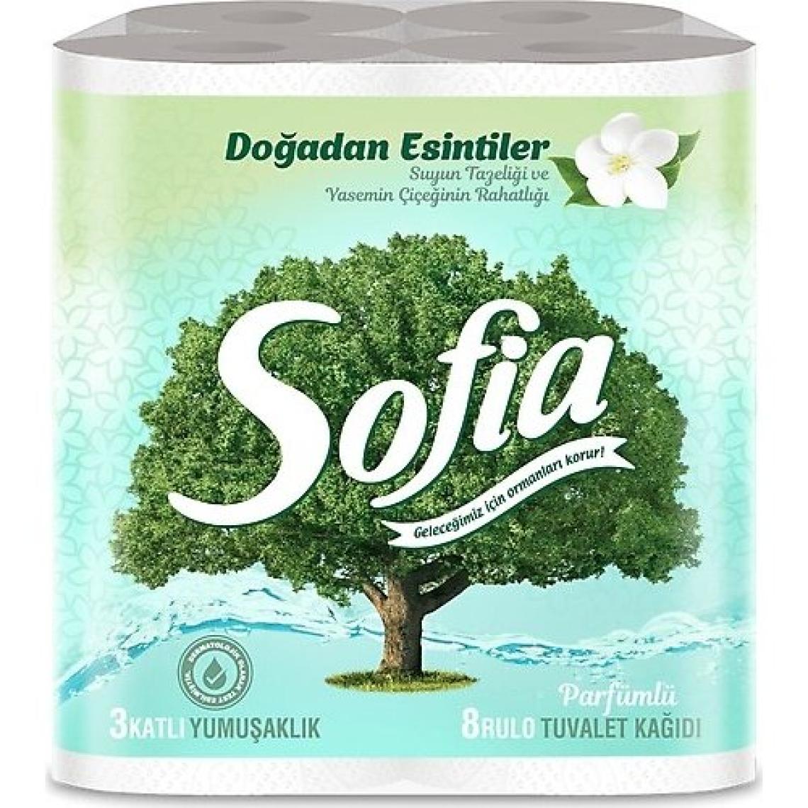 Sofia Parfümlü 3 Katlı 8'li Tuvalet Kağıdı