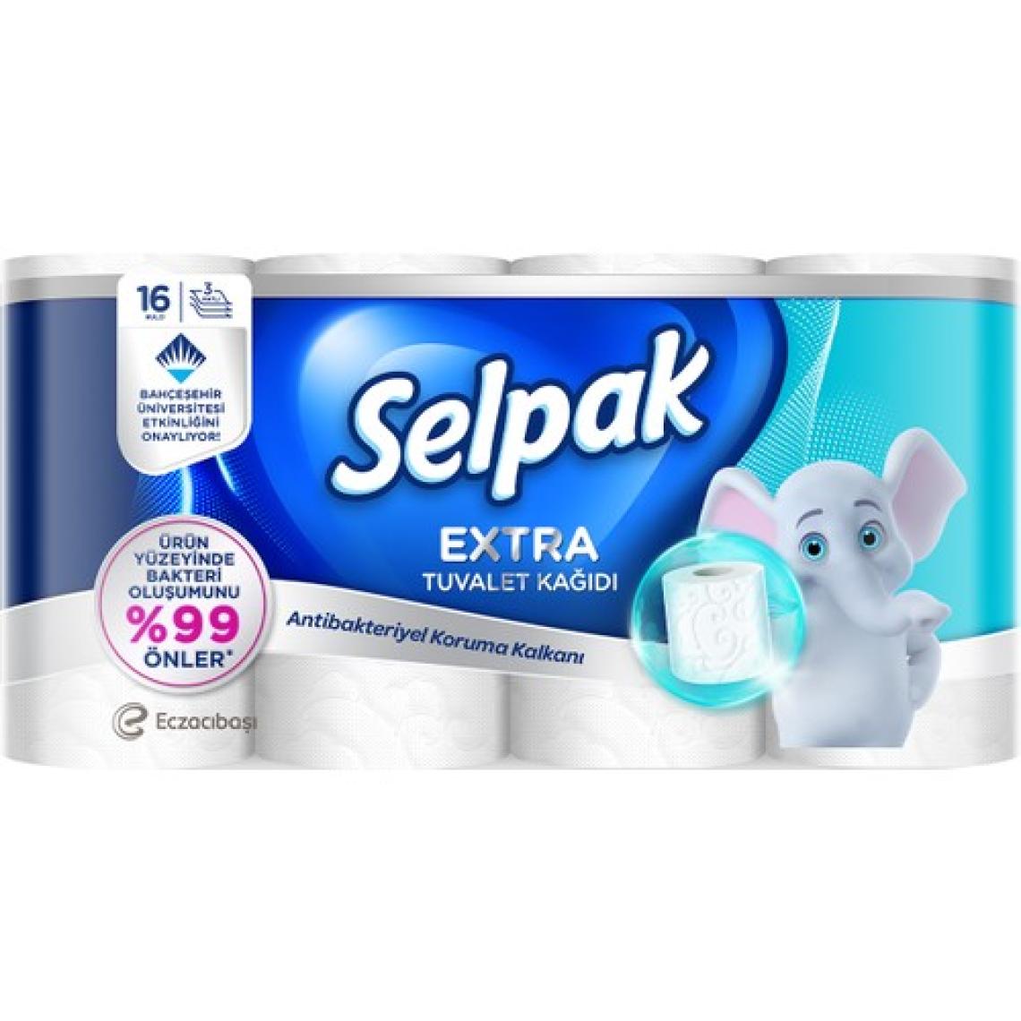 Selpak Extra Banyo Ferahlatma 16'lı Tuvalet Kağıdı