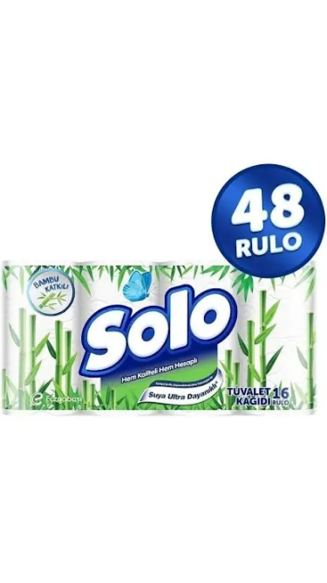 Solo Bambu Katkılı  Tuvalet Kağıdı 48'li