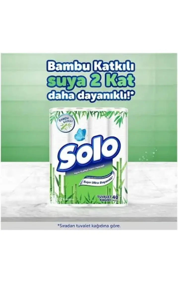 Solo Bambu Katkılı  Tuvalet Kağıdı 48'li