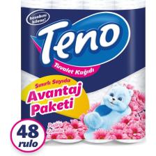Teno Avantaj Paket Parfümlü Tuvalet Kağıdı 48 Rulo (16 Rulo x 3 Paket)