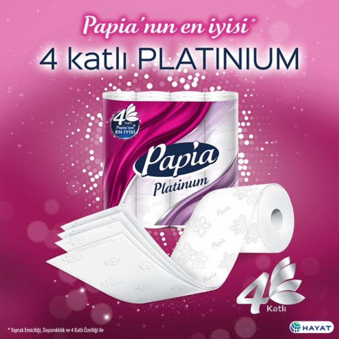 Papia Platinum Tuvalet Kağıdı 48 Rulo