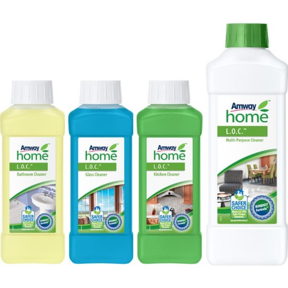Amway Mutfak - Banyo - Cam Temizleyici + Loc Çok Amaçlı Temizleyici 3+1 Set