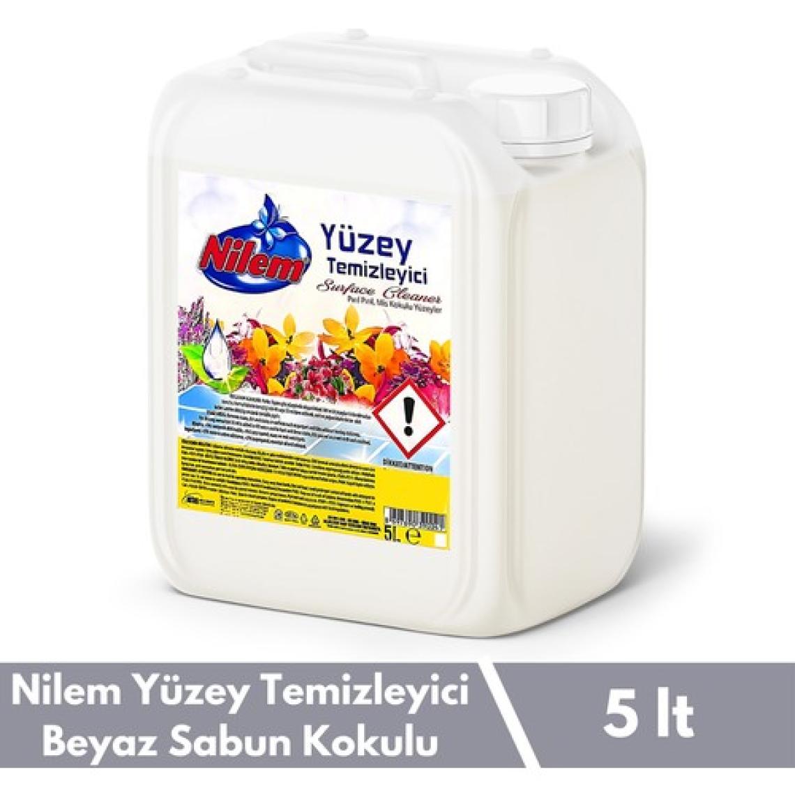 Nilem Beyaz Sabun Kokulu Yüzey Temizleyici 5 Lt